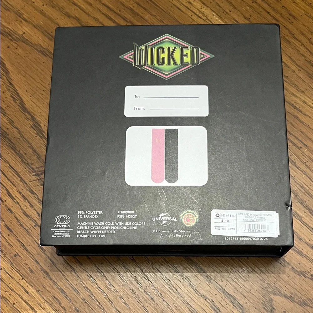 Wicked Sock gift set, new‎